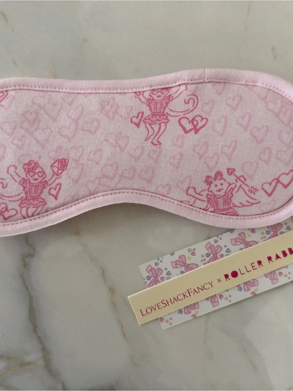LoveShackFancy x Roller Rabbit Kids Eye Mask
